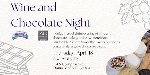 Imagen principal de Wine and Chocolate Night with Tasteful Thoughts Chocolate