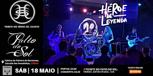 Imagem principal do evento Tributo aos Héroes del Silencio em Lisboa - HÉROE DE LEYENDA