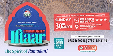 Community Iftaar Walsall