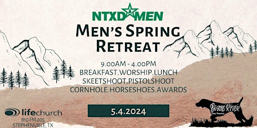 Hauptbild für NTXD Men's 2024 Spring Retreat