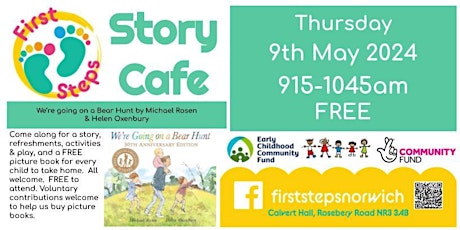 First Steps does Story Cafe - We're going on a Bear Hunt