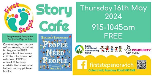 Image principale de First Steps does Story Cafe - People need People - Benjamin Zephaniah