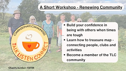 Talk Listen Connect - Renewing Community primary image