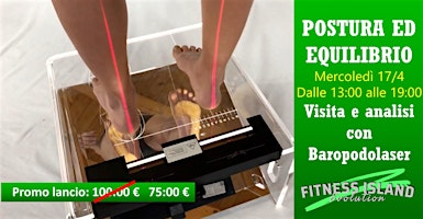 Immagine principale di POSTURA ED EQUILIBRIO, visita con baropodolaser. 