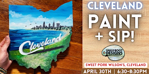 Imagem principal do evento Cleveland Paint + Sip at Sweet Pork Wilson's