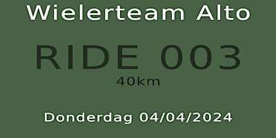 Primaire afbeelding van Alto - Ride 003