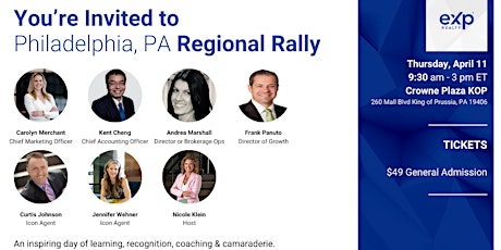 eXp Regional Rally- Philadelphia PA