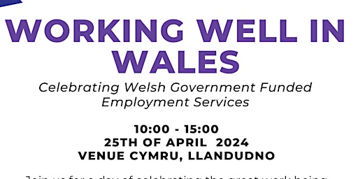 Imagem principal do evento Working Well in Wales