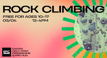 Imagem principal do evento Rock Climbing (Ages 10-17)