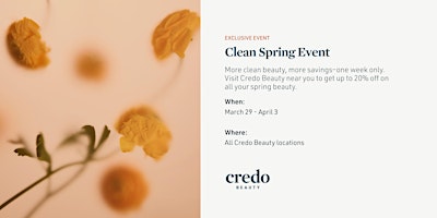 Imagen principal de Clean Spring Event