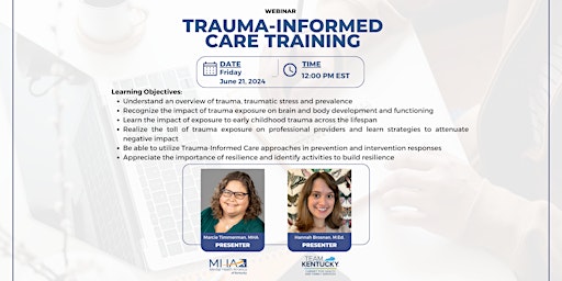 Imagem principal do evento Trauma-Informed Care Training