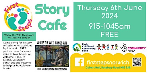 Imagem principal de First Steps does Story Cafe - Where the Wild Things Are