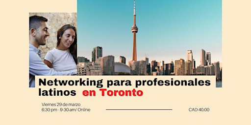 Imagen principal de Foro Virtual de Networking para Profesionales Latinos en Toronto