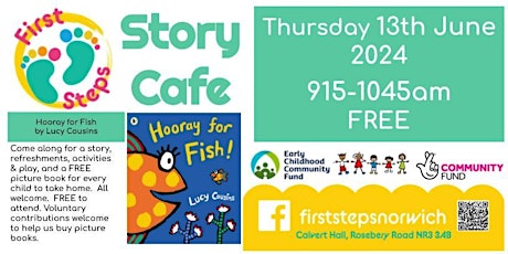 First Steps does Story Cafe - Hooray for Fish by Lucy Cousins
