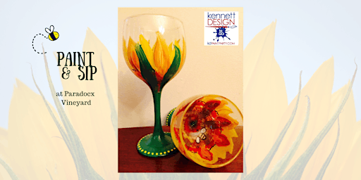 Imagem principal do evento Sip and Paint - Tulip Wine Glasses