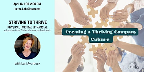 Creating a Thriving Company Culture