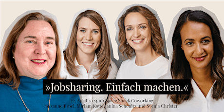 »Jobsharing. Einfach machen.«