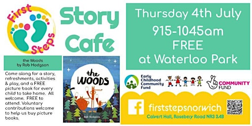 Imagem principal do evento First Steps does Story Cafe - The Woods by Rob Hodgson