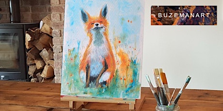 'Fabulous Fox' Painting workshop @The Painting Pot, Selby  primärbild