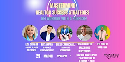 CLERMONT AREA REALTOR SUCCESS STRATEGIES MASTERMIND NETWORKING EVENT! primary image