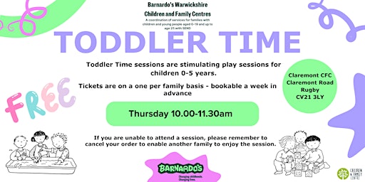 Image principale de Toddler Time - Claremont CFC