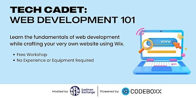Primaire afbeelding van Tech Cadet Workshop: Web Development 101
