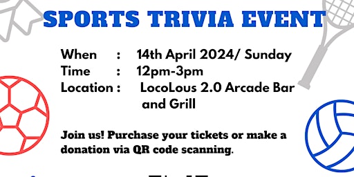 Sports Trivia Fundraising Event  primärbild