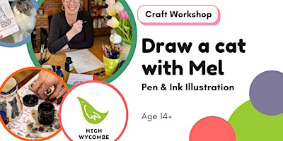 Hauptbild für Learn to draw a fluffy cat with expert Mel in High Wycombe