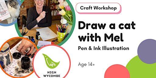 Image principale de Learn to draw a fluffy cat with expert Mel in High Wycombe