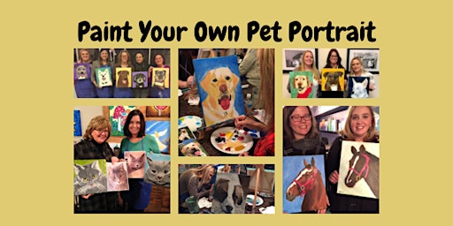 Imagem principal do evento Paint Your OWN Pet Portrait
