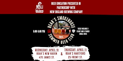 Bear's Smokehouse Summer Beer Club - New Haven primary image