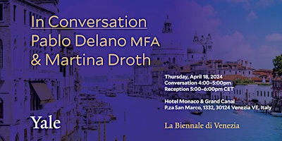 Immagine principale di In Conversation: Pablo Delano MFA and Martina Droth 