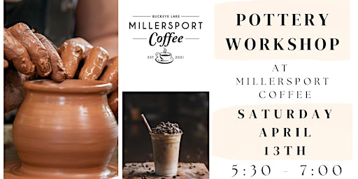 Imagem principal do evento Potters Wheel Workshop @ Millersport Coffee