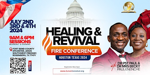 Imagem principal do evento America Healing & Revival Fire Conference 2024