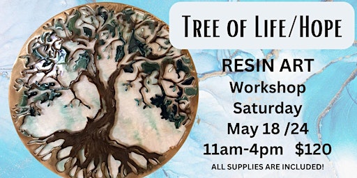 Imagem principal do evento Resin Art:  Tree of Life/Hope