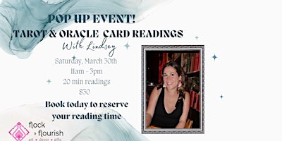 Tarot & Oracle Readings with Lindsey @ Flock & Flourish primary image