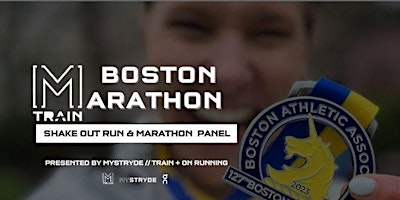 Primaire afbeelding van MYSTRYDE// On Running Boston Marathon  Shake Out Run + Marathon Panel