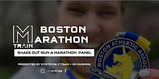 Imagem principal do evento MYSTRYDE// On Running Boston Marathon  Shake Out Run + Marathon Panel