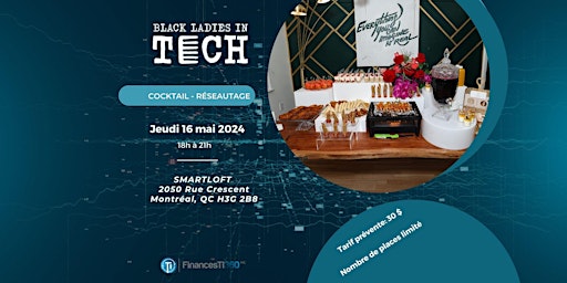 Imagen principal de Cocktail réseautage Black Ladies in Tech