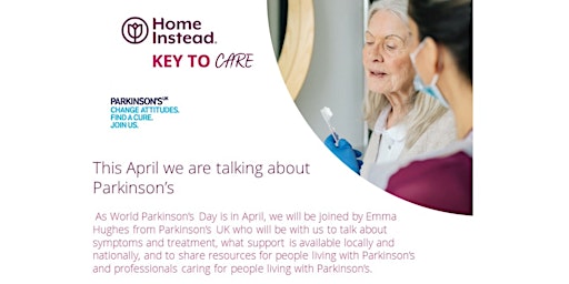 Imagem principal do evento April's Key to Care Session with Parkinson's Uk