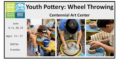 Youth Pottery: Wheel Throwing  primärbild