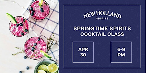 Imagem principal do evento Springtime Spirits Cocktail Class