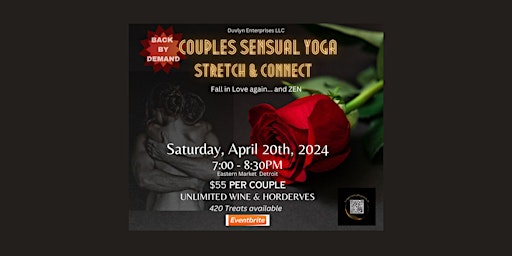 Immagine principale di Couples Sensual Yoga   Stretch & Connect 420 Treats 