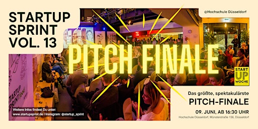 Imagem principal do evento Startup Sprint 13 - Pitch Finale
