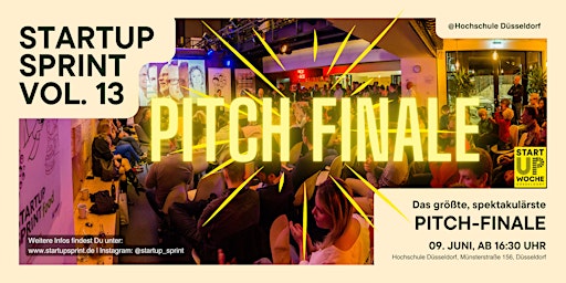 Imagem principal de Startup Sprint 13 - Pitch Finale