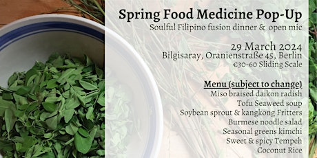 Spring Food Medicine Pop-Up