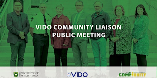 Imagem principal do evento VIDO Community Liaison Public Meeting