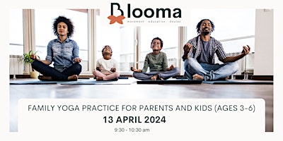 Imagen principal de Family Yoga Practice for Parents and Kids ages 3-6