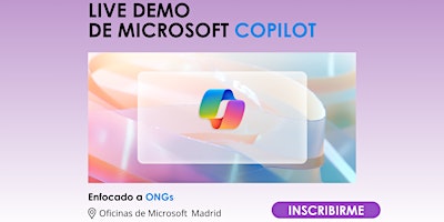 Live Demo de Copilot con Microsoft 365 exclusivo para nonprofit - Madrid primary image