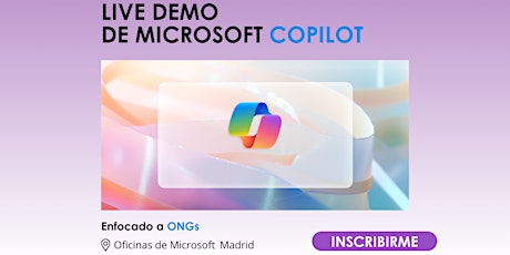 Live Demo de Copilot con Microsoft 365 Enfocado a ONGs - Madrid